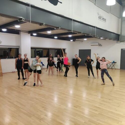 Adults dance class